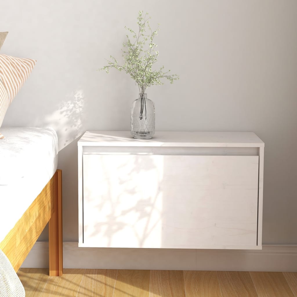 Armoire murale Blanc 60x30x35 cm Bois de pin massif - XIOS