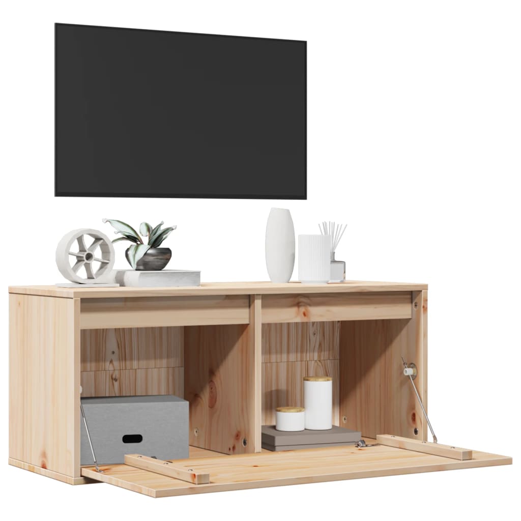 Armoire murale 80x30x35 cm Bois de pin massif - XIOS