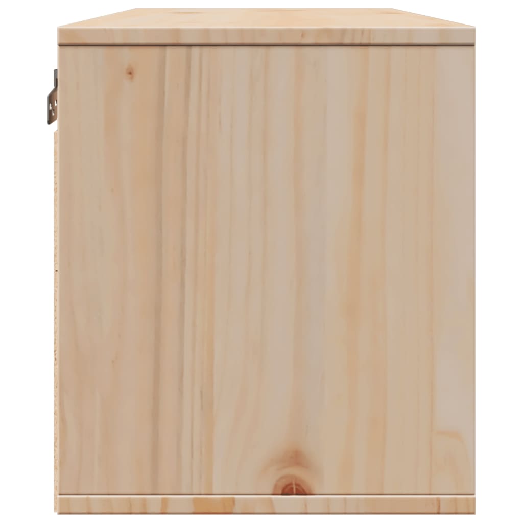 Armoire murale 80x30x35 cm Bois de pin massif - XIOS