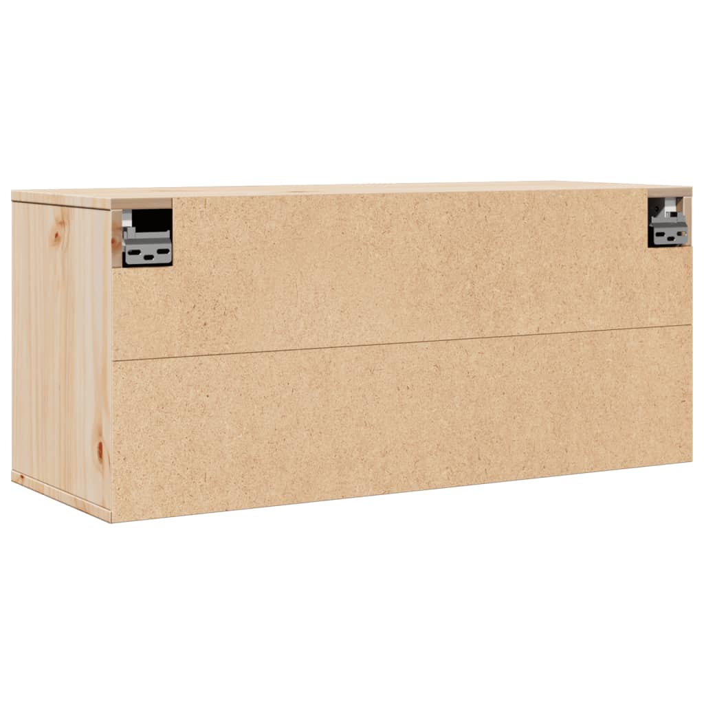 Armoire murale 80x30x35 cm Bois de pin massif - XIOS