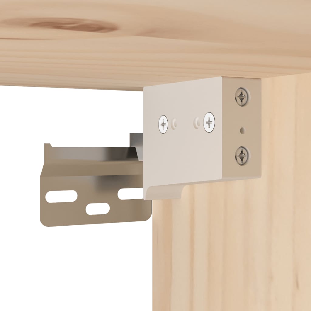 Armoire murale 80x30x35 cm Bois de pin massif - XIOS