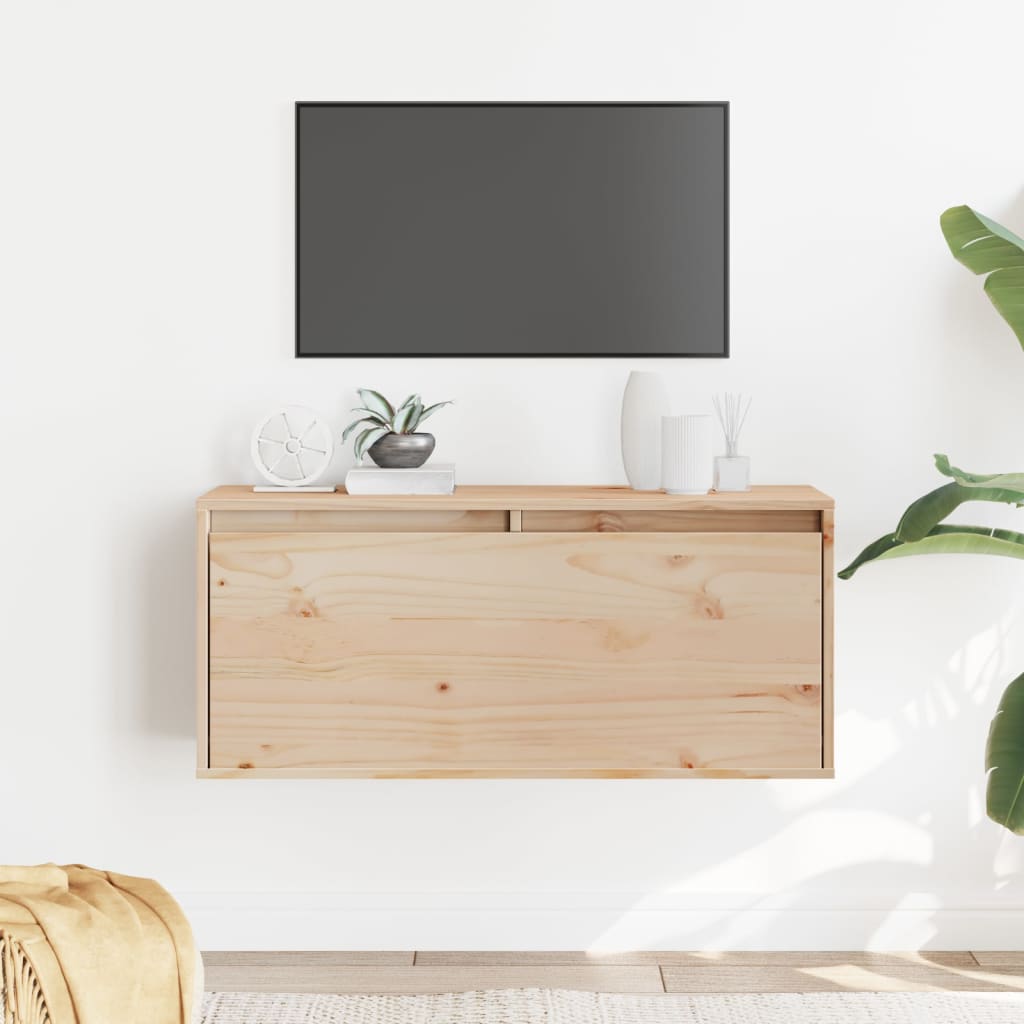 Armoire murale 80x30x35 cm Bois de pin massif - XIOS