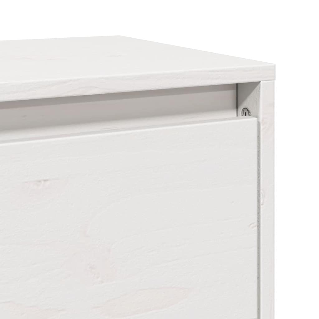 Armoires murales 2 pcs Blanc 80x30x35 cm Bois de pin massif - XIOS