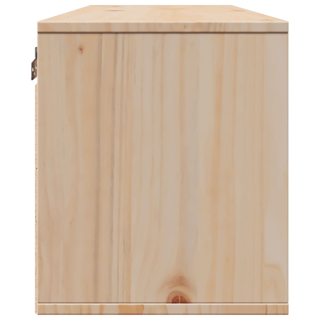 Armoire murale 100x30x35 cm Bois de pin massif Étagères murales & corniches vidaXL