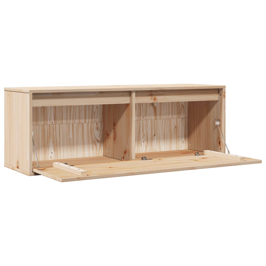 Armoire murale 100x30x35 cm Bois de pin massif Étagères murales & corniches vidaXL