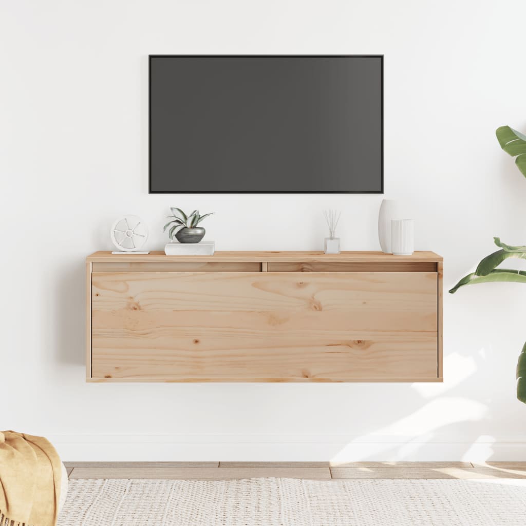 Armoire murale 100x30x35 cm Bois de pin massif Étagères murales & corniches vidaXL
