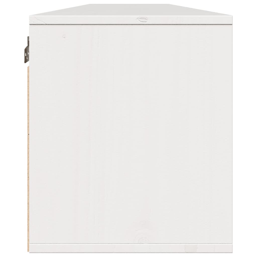 Armoires murales 2 pcs Blanc 100x30x35 cm Bois de pin massif - XIOS