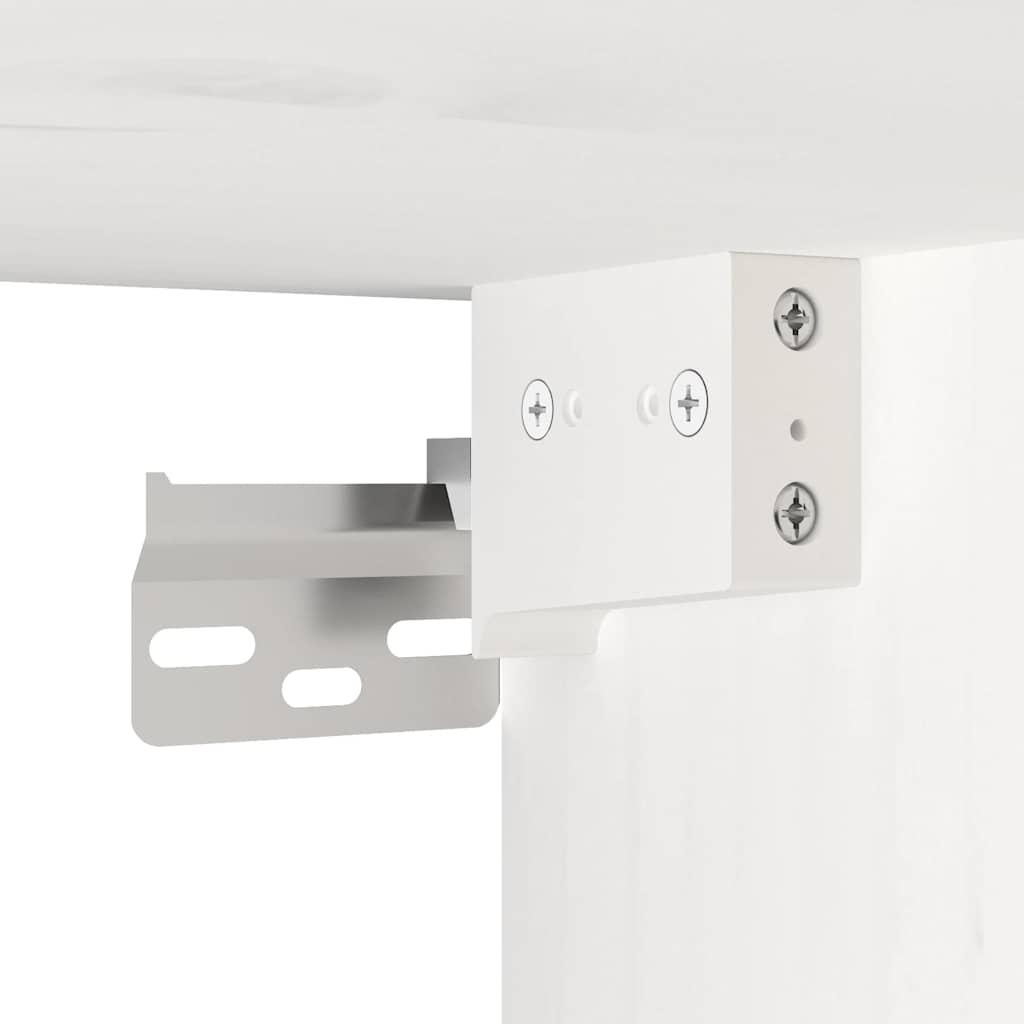 Armoires murales 2 pcs Blanc 100x30x35 cm Bois de pin massif - XIOS