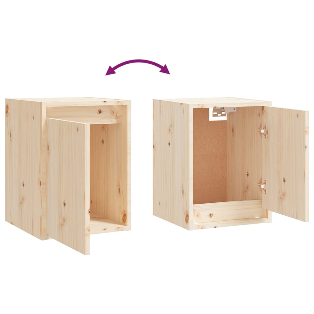 Armoire murale 30x30x40 cm Bois de pin massif - XIOS
