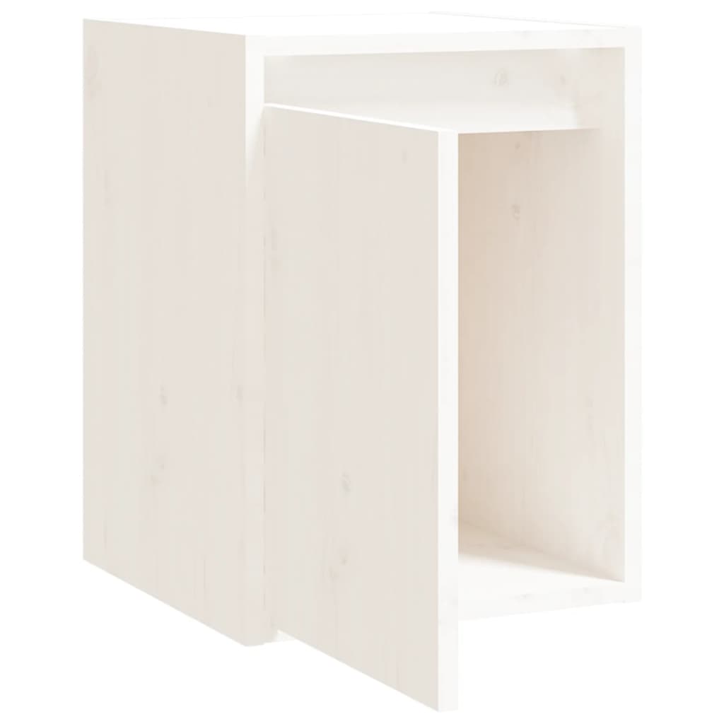 Armoire murale Blanc 30x30x40 cm Bois de pin massif - XIOS