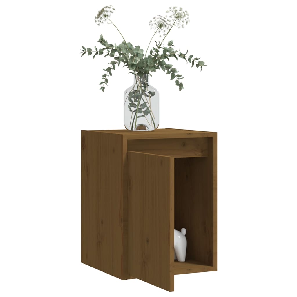 Armoire murale Marron miel 30x30x40 cm Bois de pin massif - XIOS