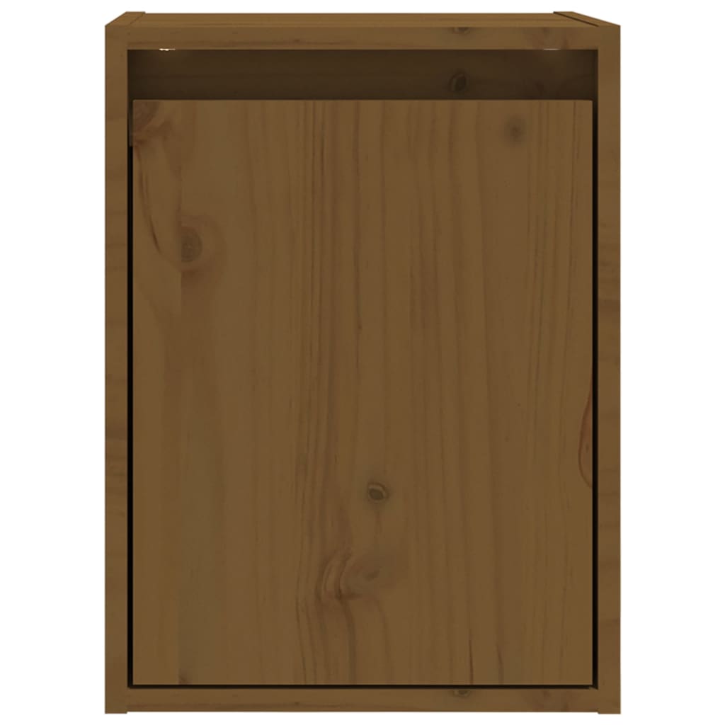 Armoire murale Marron miel 30x30x40 cm Bois de pin massif - XIOS