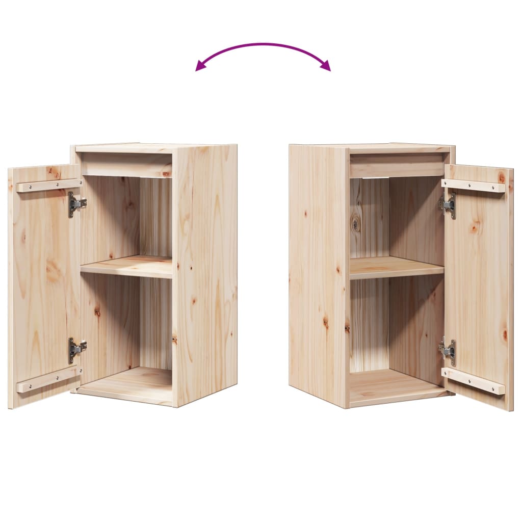 Armoires murales 2 pcs 30x30x60 cm Bois de pin massif - XIOS