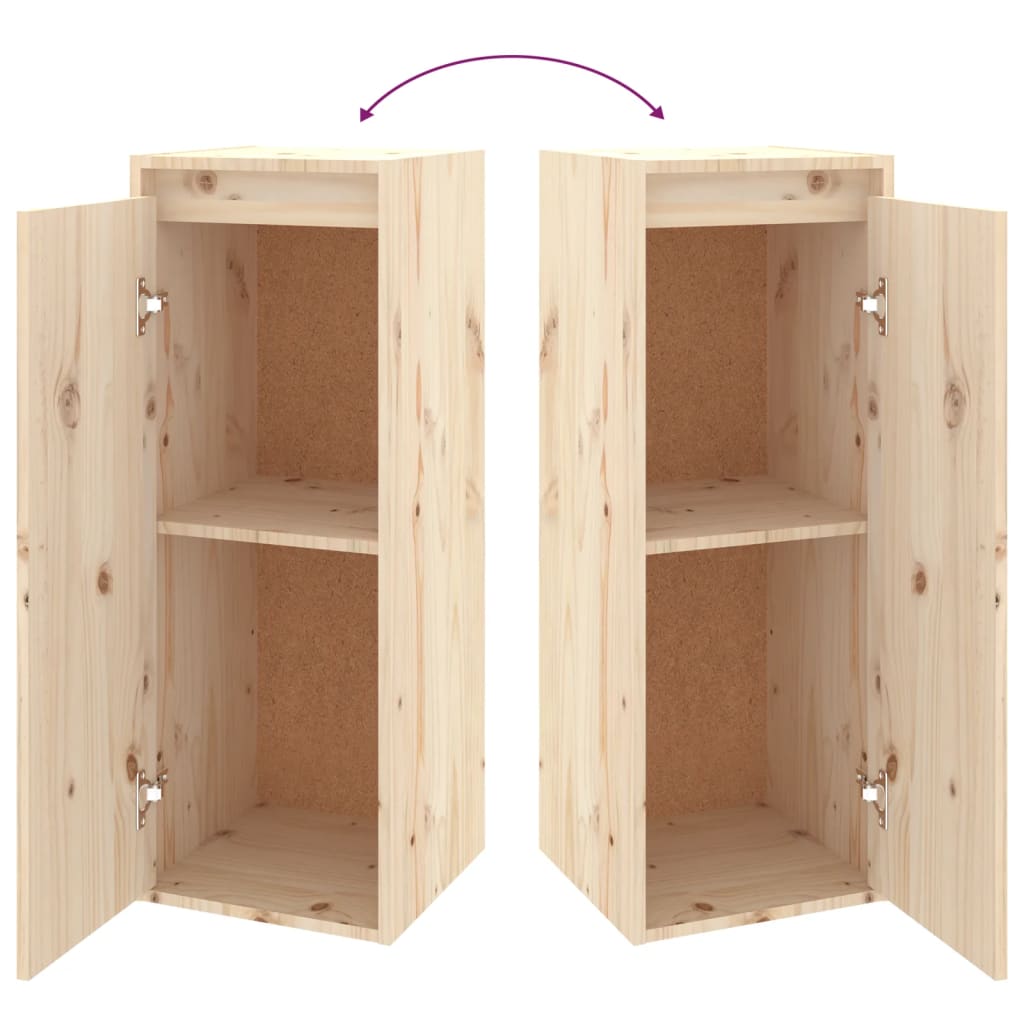 Armoire murale 30x30x80 cm Bois de pin massif - XIOS