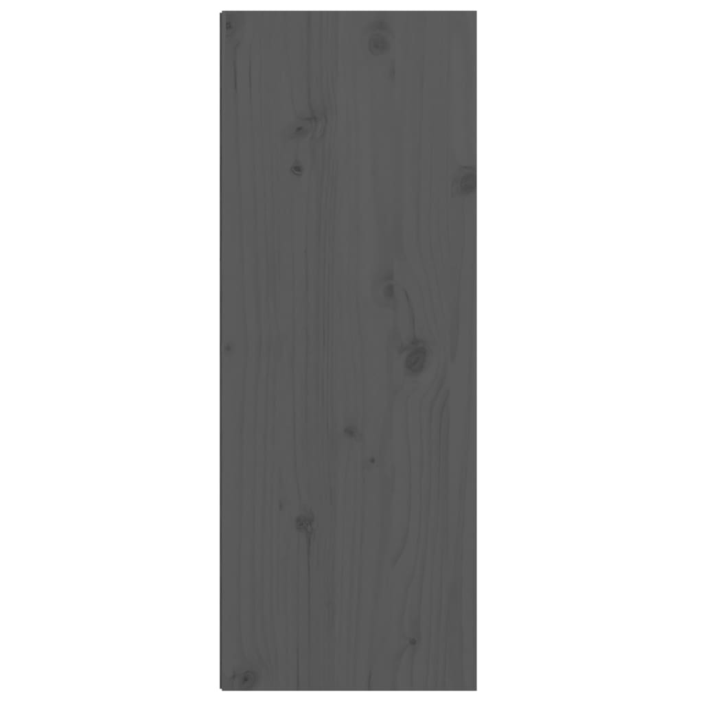 Armoires murales 2 pcs Gris 30x30x80 cm Bois de pin massif - XIOS