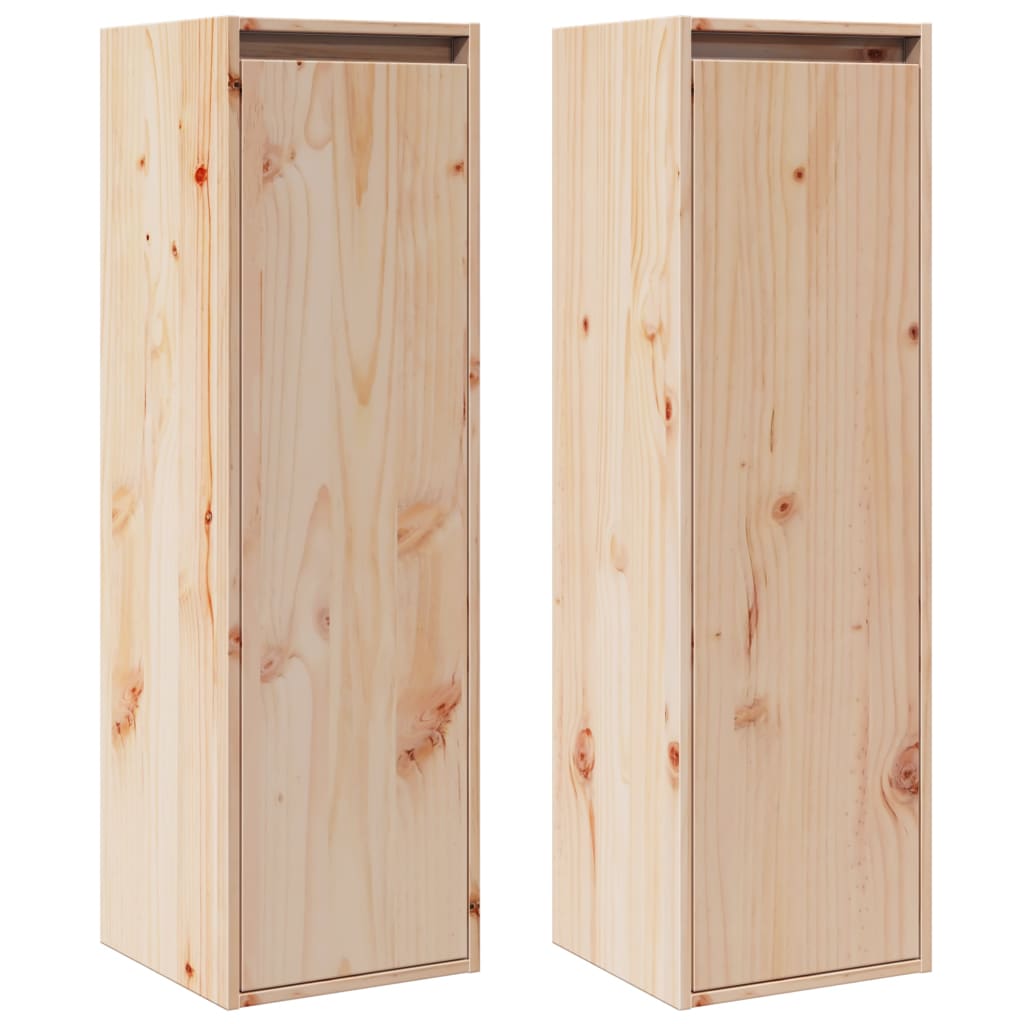 Armoires murales 2 pcs 30x30x100 cm Bois de pin massif - XIOS
