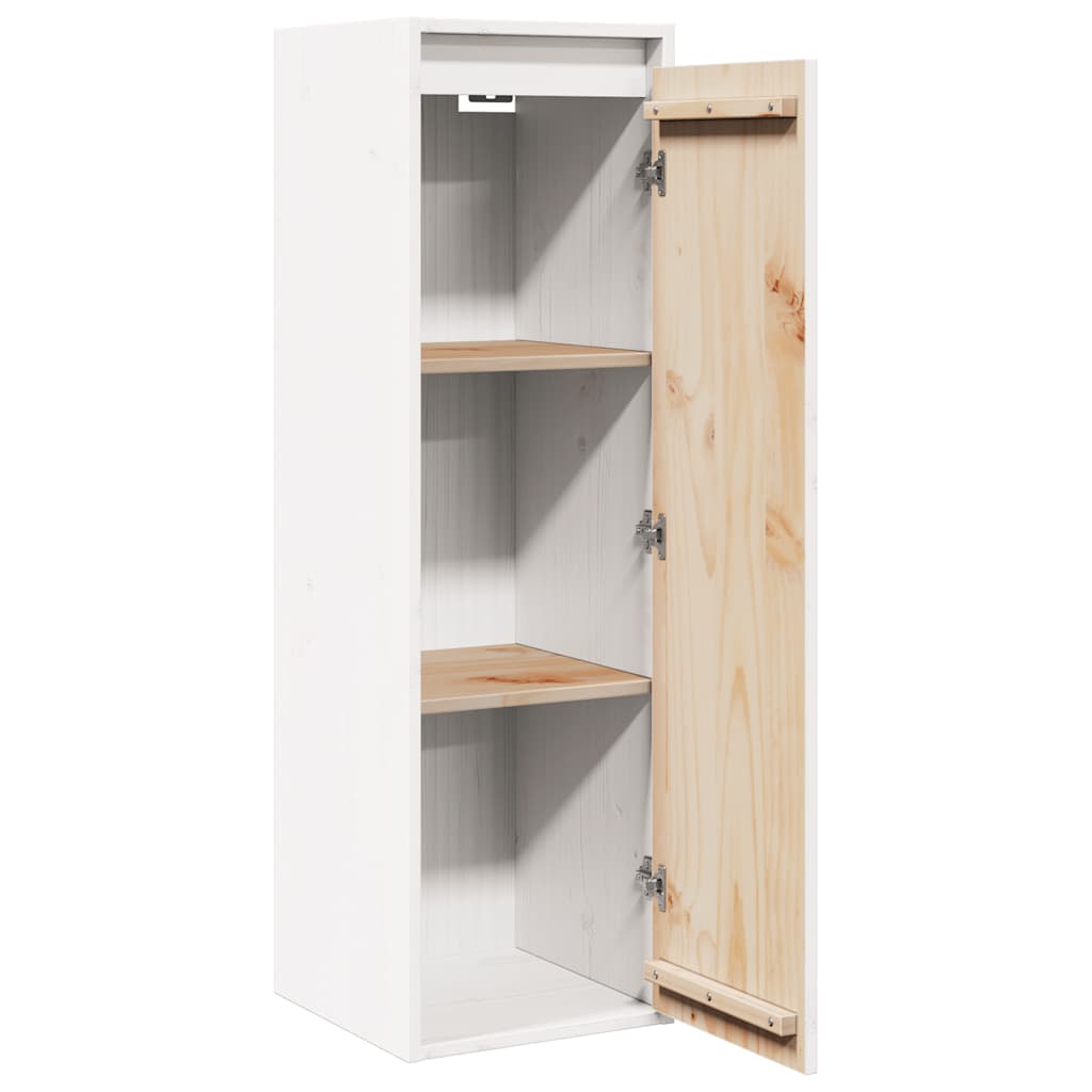 Armoire murale Blanc 30x30x100 cm Bois de pin massif - XIOS