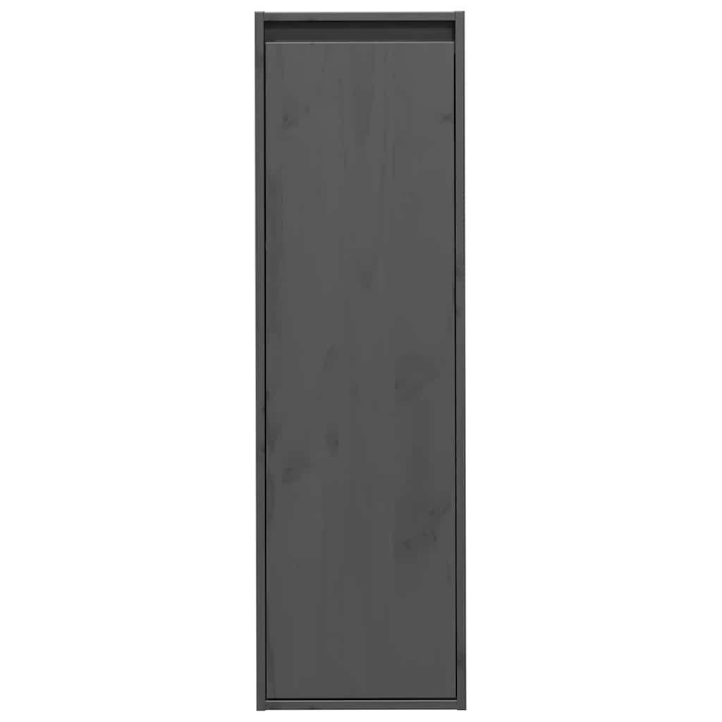 Armoires murales 2 pcs Gris 30x30x100 cm Bois de pin massif - XIOS