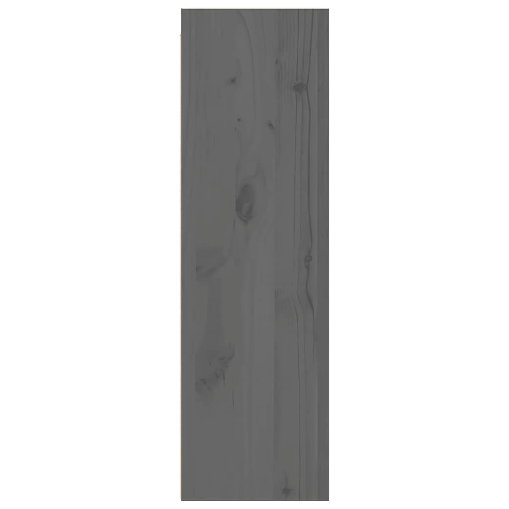Armoires murales 2 pcs Gris 30x30x100 cm Bois de pin massif - XIOS