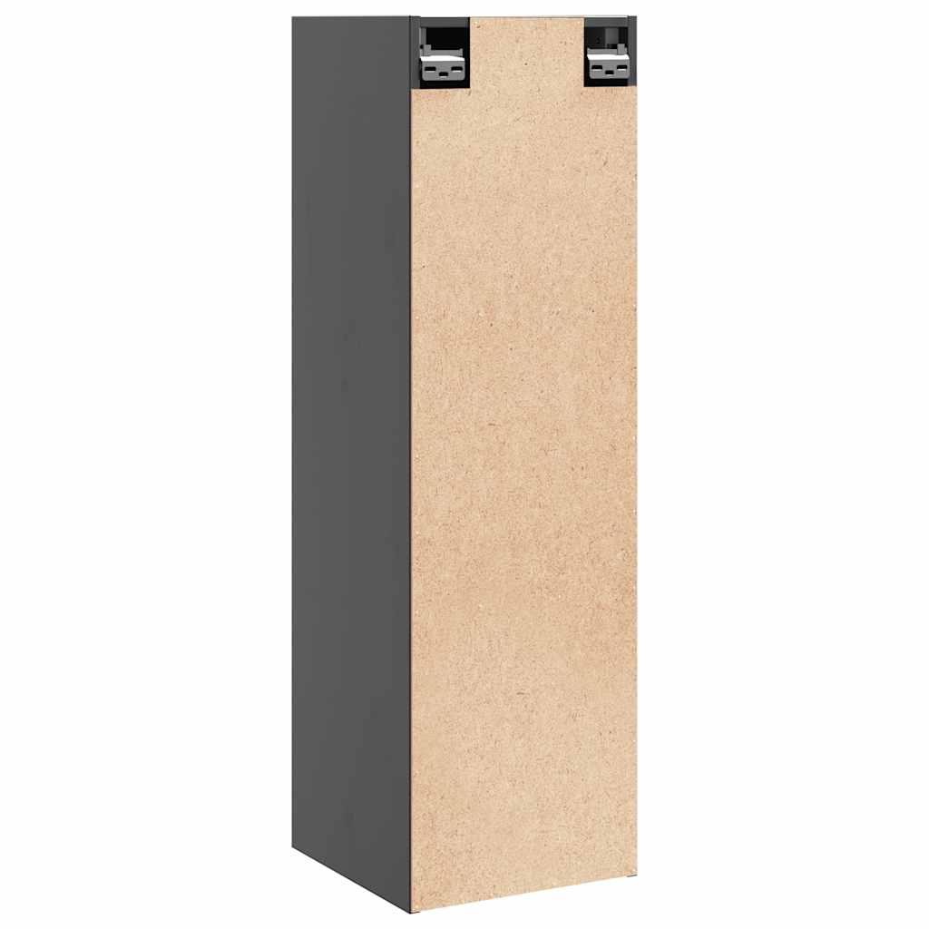 Armoires murales 2 pcs Gris 30x30x100 cm Bois de pin massif - XIOS