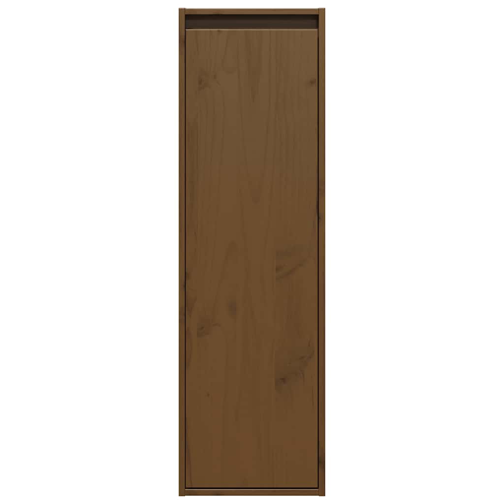 Armoire murale Marron miel 30x30x100 cm Bois de pin massif - XIOS