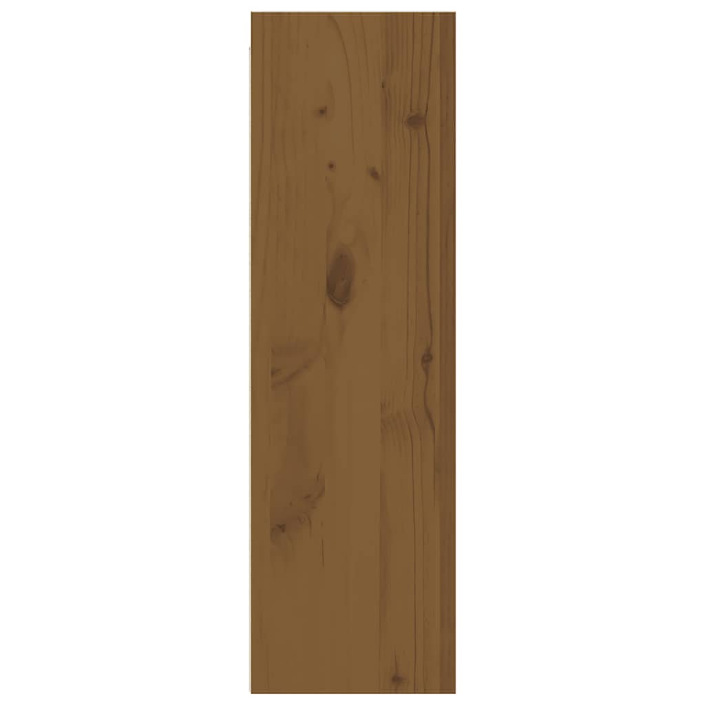 Armoire murale Marron miel 30x30x100 cm Bois de pin massif - XIOS