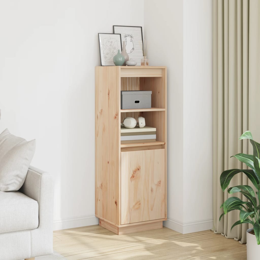 Buffet haut 37x34x110 cm Bois massif de pin - XIOS