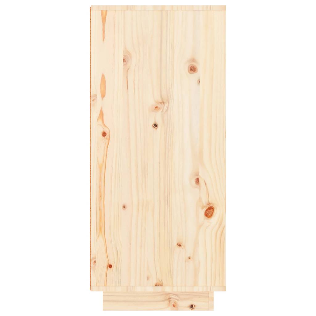 Armoire à chaussures 60x35x80 cm Bois de pin massif - XIOS