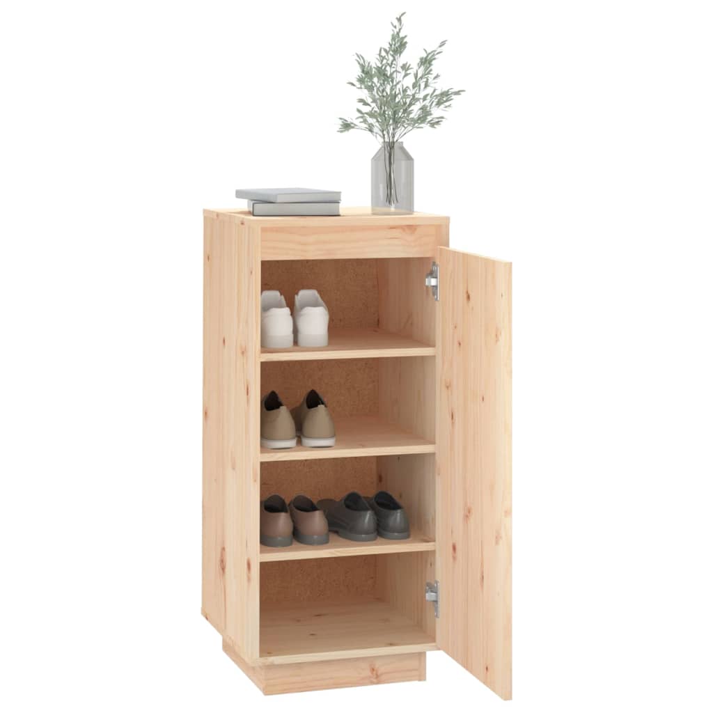 Armoire à chaussures 35x35x80 cm Bois de pin massif - XIOS