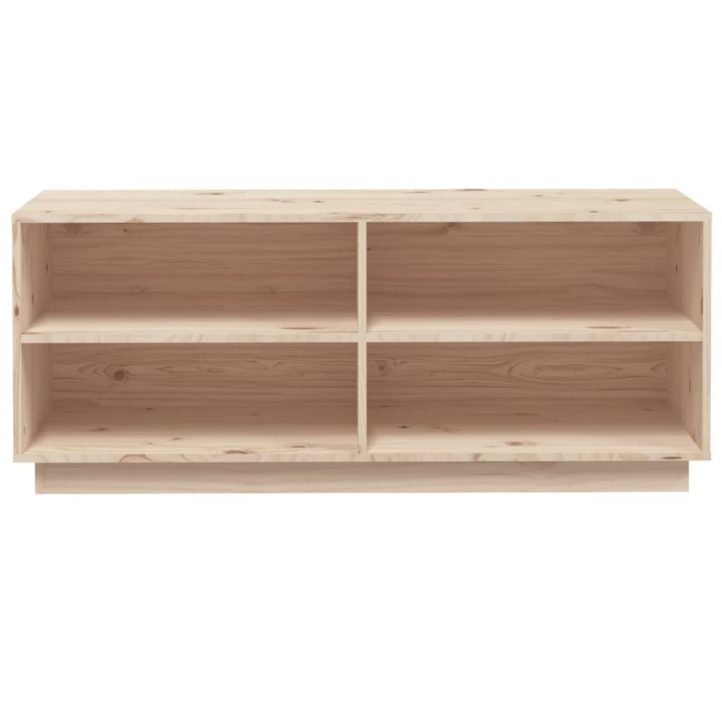 Armoire à chaussures 110x34x45 cm Bois de pin massif - XIOS