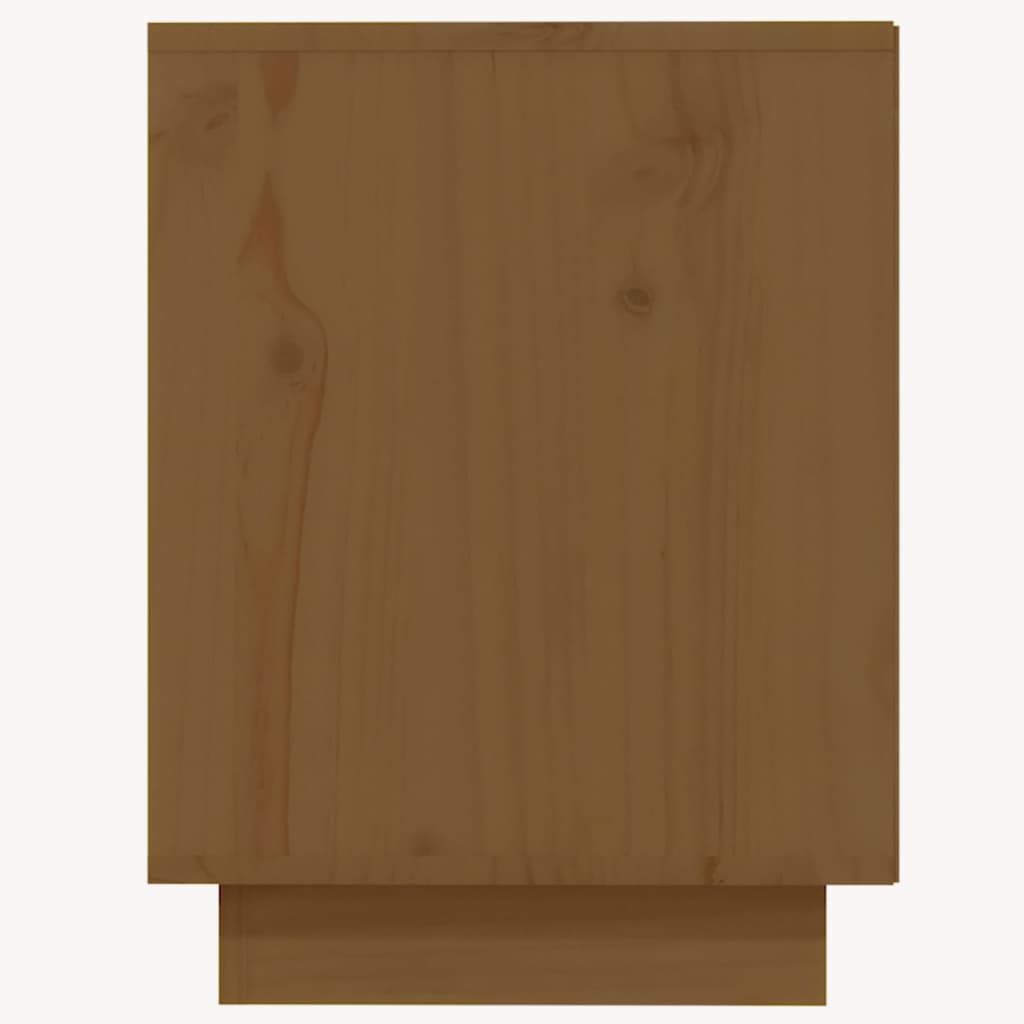 Armoire à chaussures Marron miel 110x34x45cm Bois de pin massif - XIOS