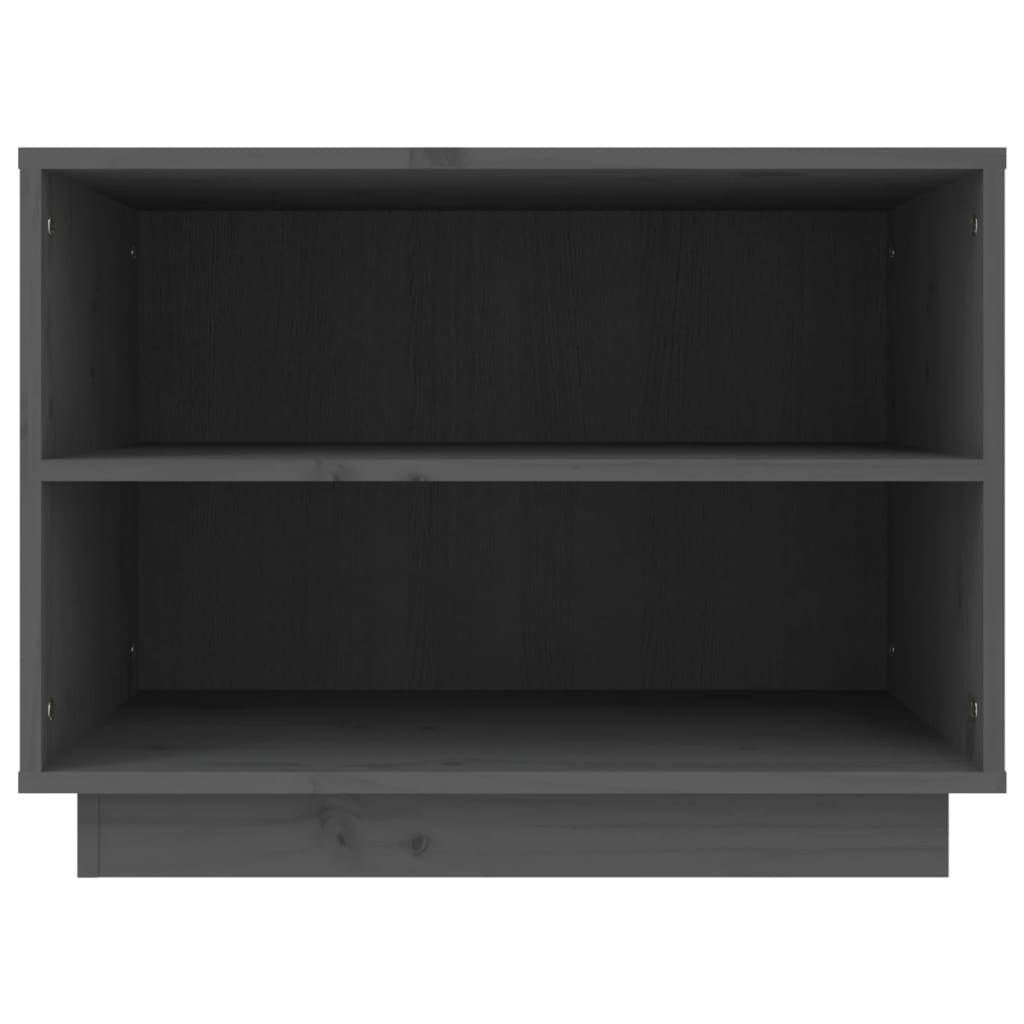 Armoire à chaussures Gris 60x34x45 cm Bois de pin massif - XIOS