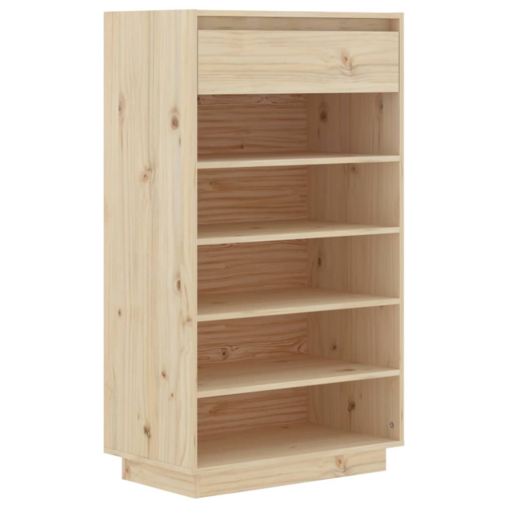 Armoire à chaussures 60x34x105 cm Bois de pin massif - XIOS