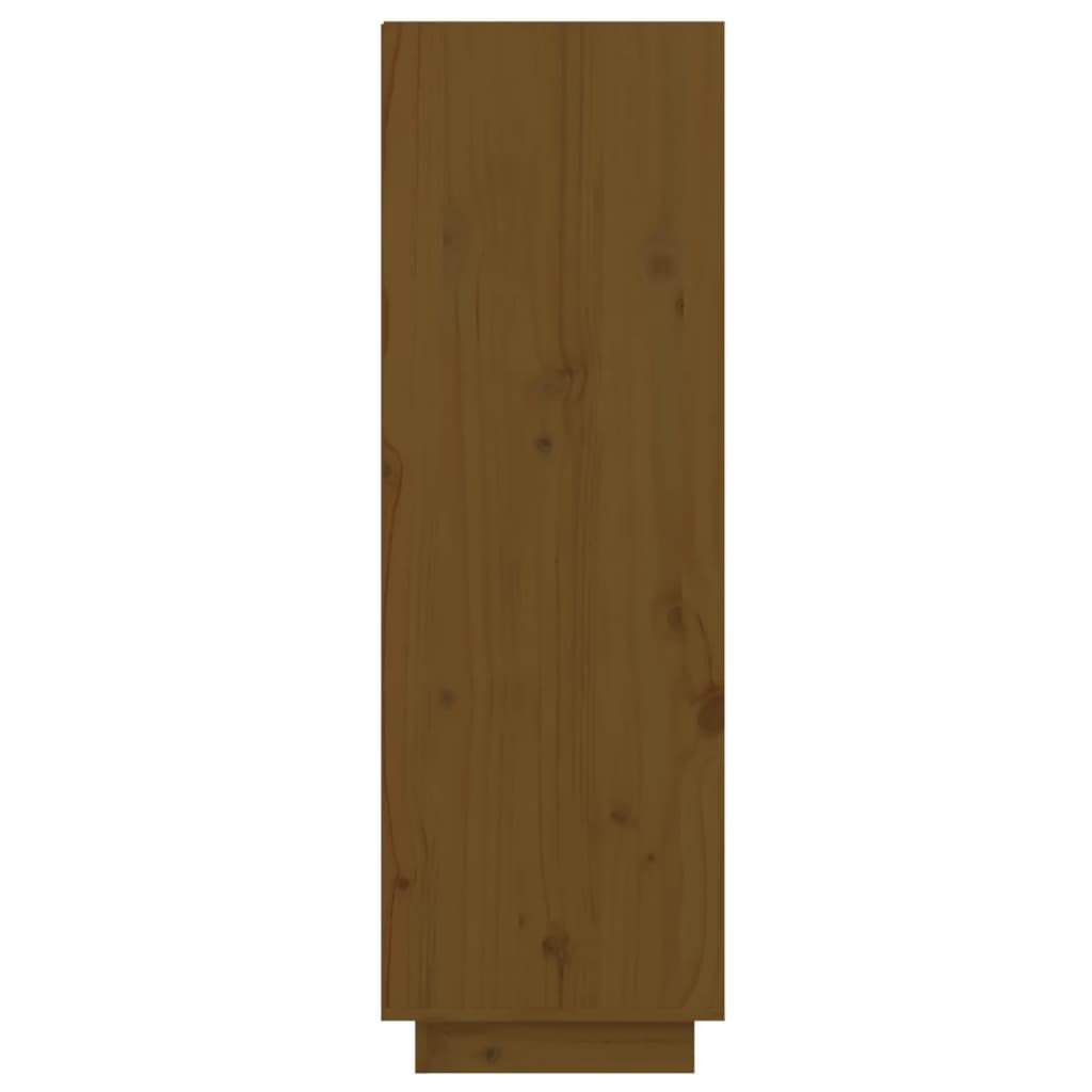 Armoire à chaussures Marron miel 60x34x105cm Bois de pin massif - XIOS