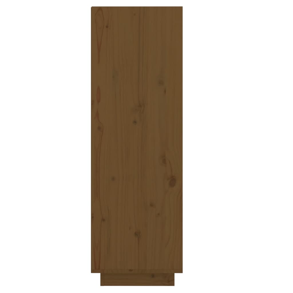 Armoire à chaussures marron miel 30x34x105cm bois de pin massif - XIOS
