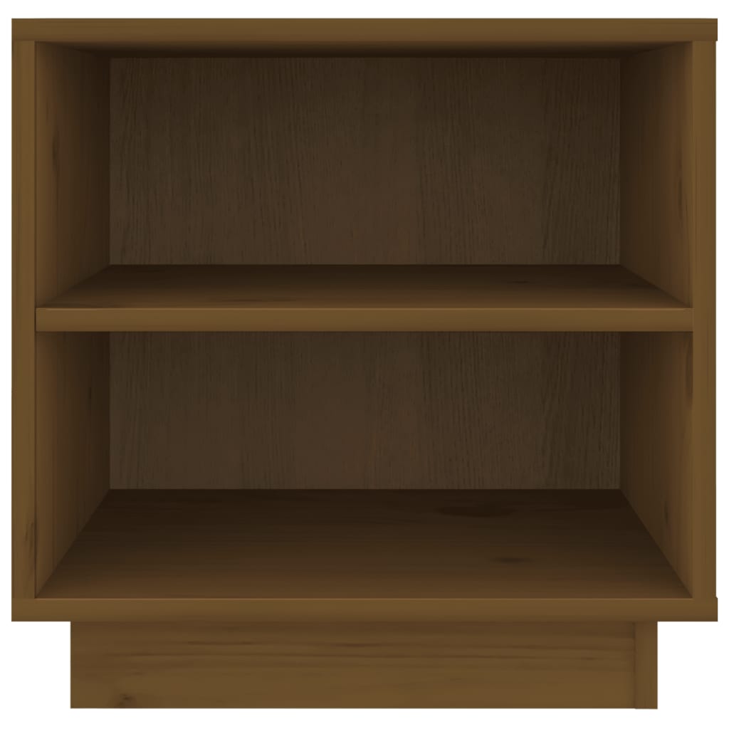 Tables de chevet 2pcs Marron miel 40x34x40cm Bois de pin solide - XIOS