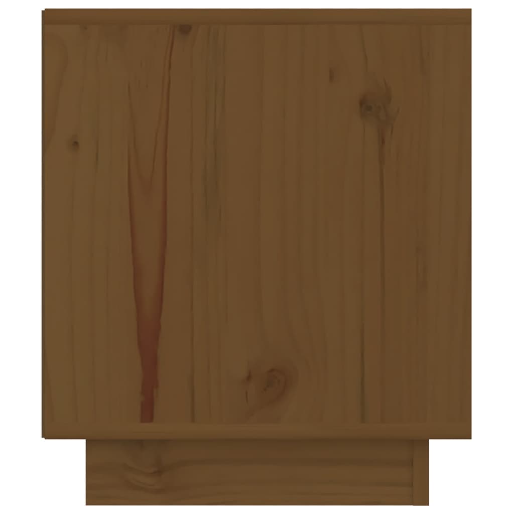 Tables de chevet 2pcs Marron miel 40x34x40cm Bois de pin solide - XIOS