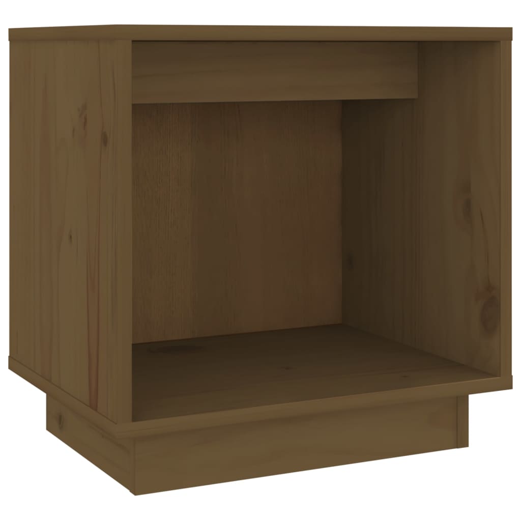 Table de chevet Marron miel 40x30x40 cm Bois de pin solide - XIOS