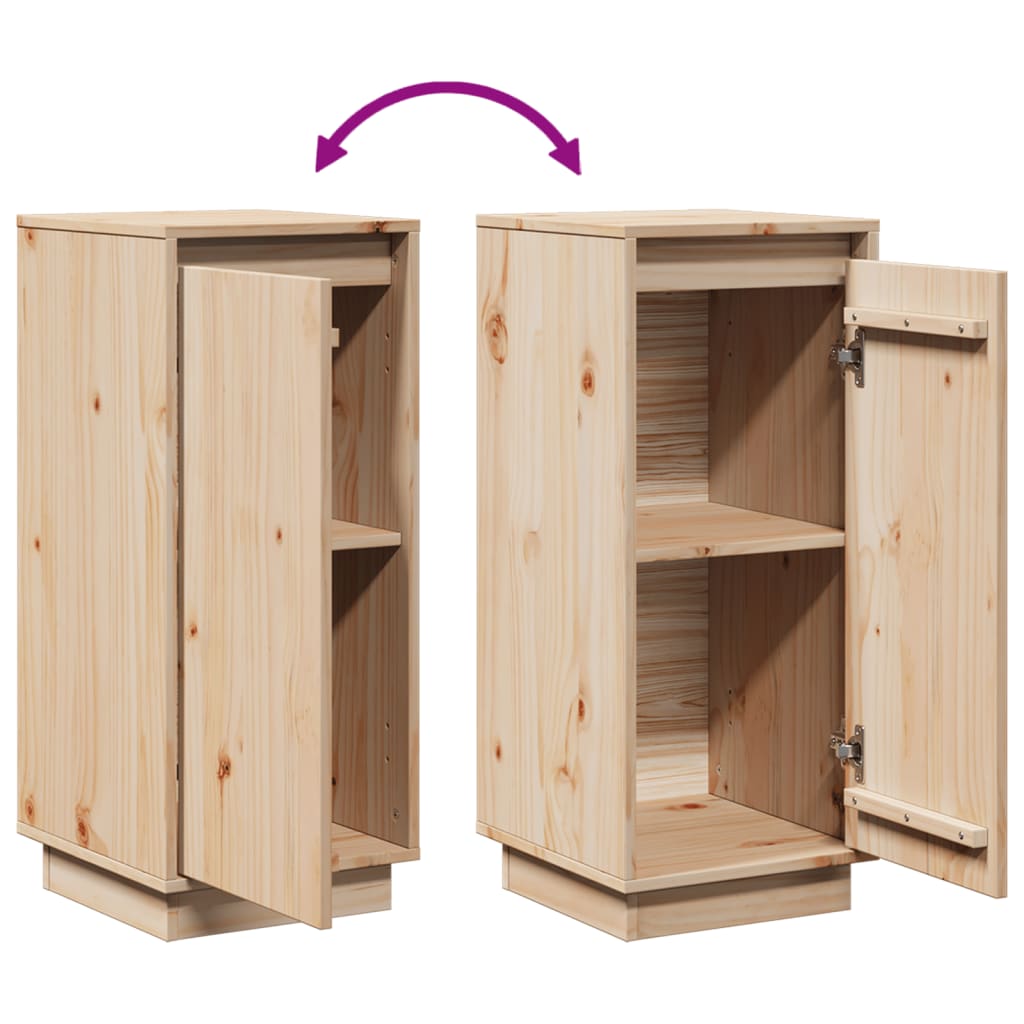 Buffets 2 pcs 31,5x34x75 cm Bois massif de pin - XIOS