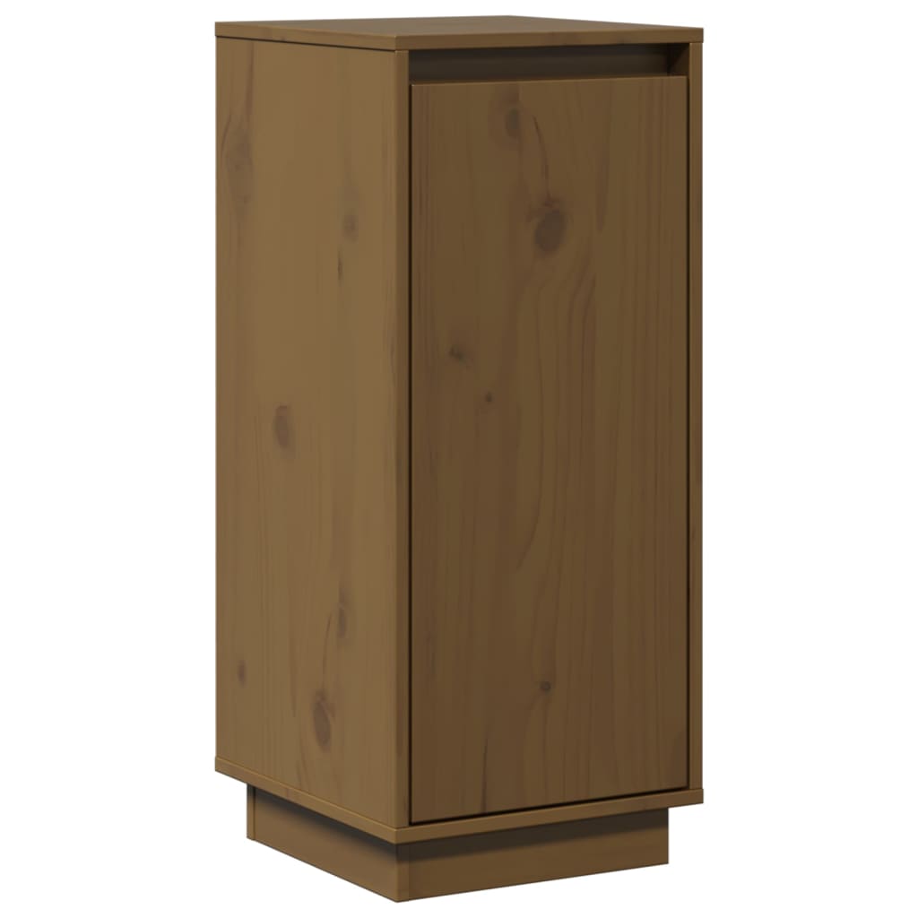 Buffets 2 pcs Marron miel 31,5x34x75 cm Bois massif de pin - XIOS