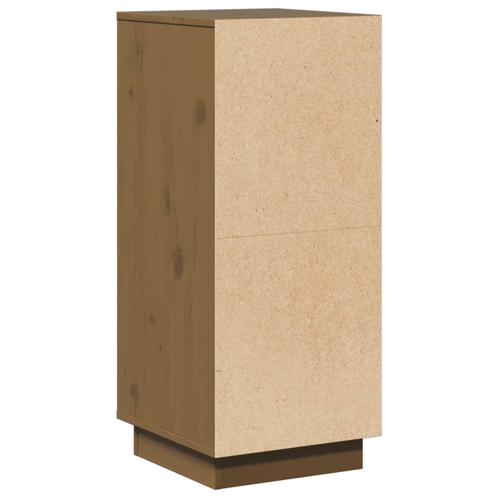 Buffets 2 pcs Marron miel 31,5x34x75 cm Bois massif de pin - XIOS