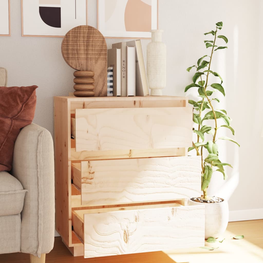 Buffet 60x34x75 cm Bois massif de pin - XIOS