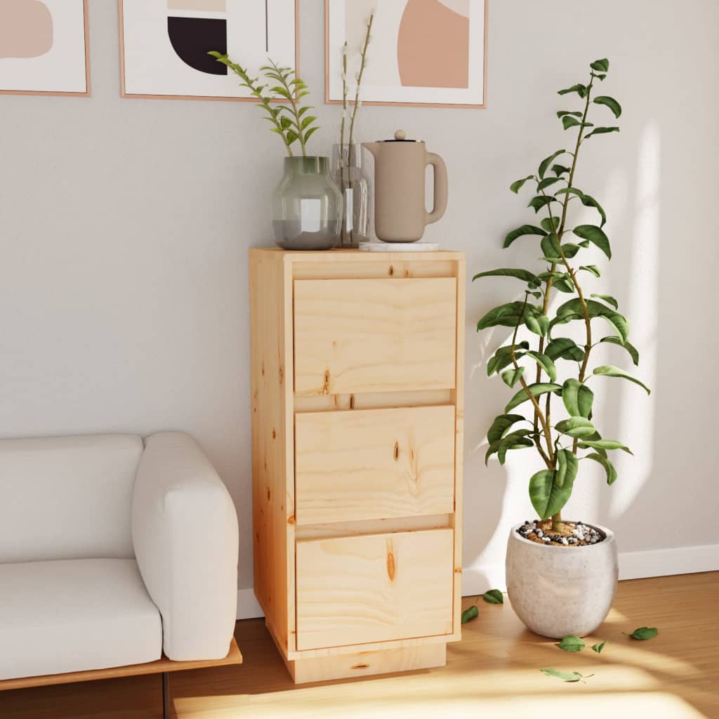 Buffet 32x34x75 cm Bois massif de pin - XIOS