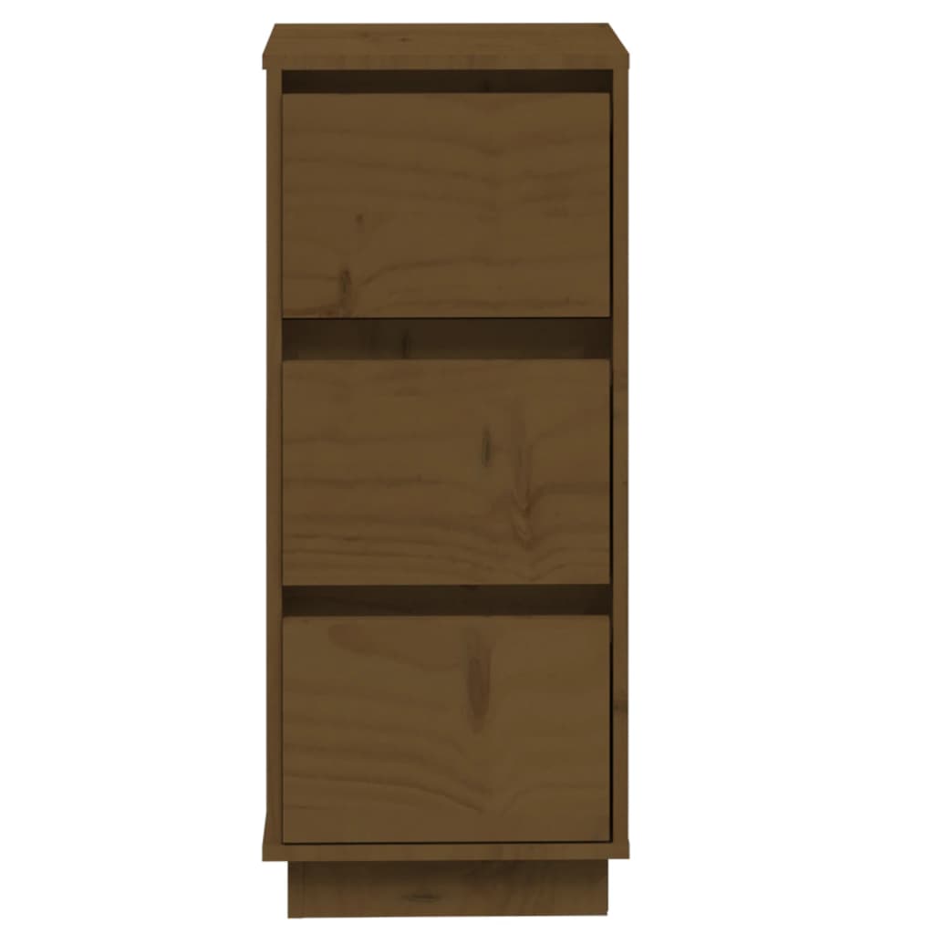 Buffet marron miel 32x34x75 cm bois massif de pin Buffets & bahuts vidaXL