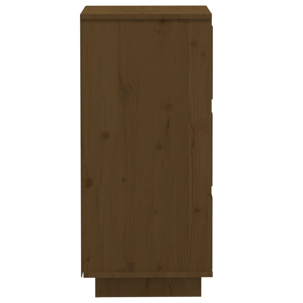 Buffet marron miel 32x34x75 cm bois massif de pin Buffets & bahuts vidaXL