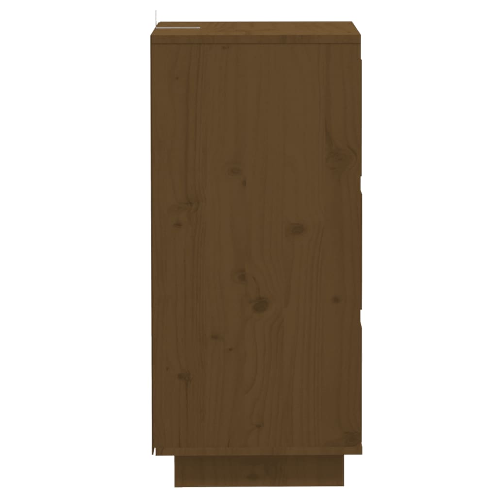 Buffets 2 pcs Marron miel 32x34x75 cm Bois massif de pin - XIOS
