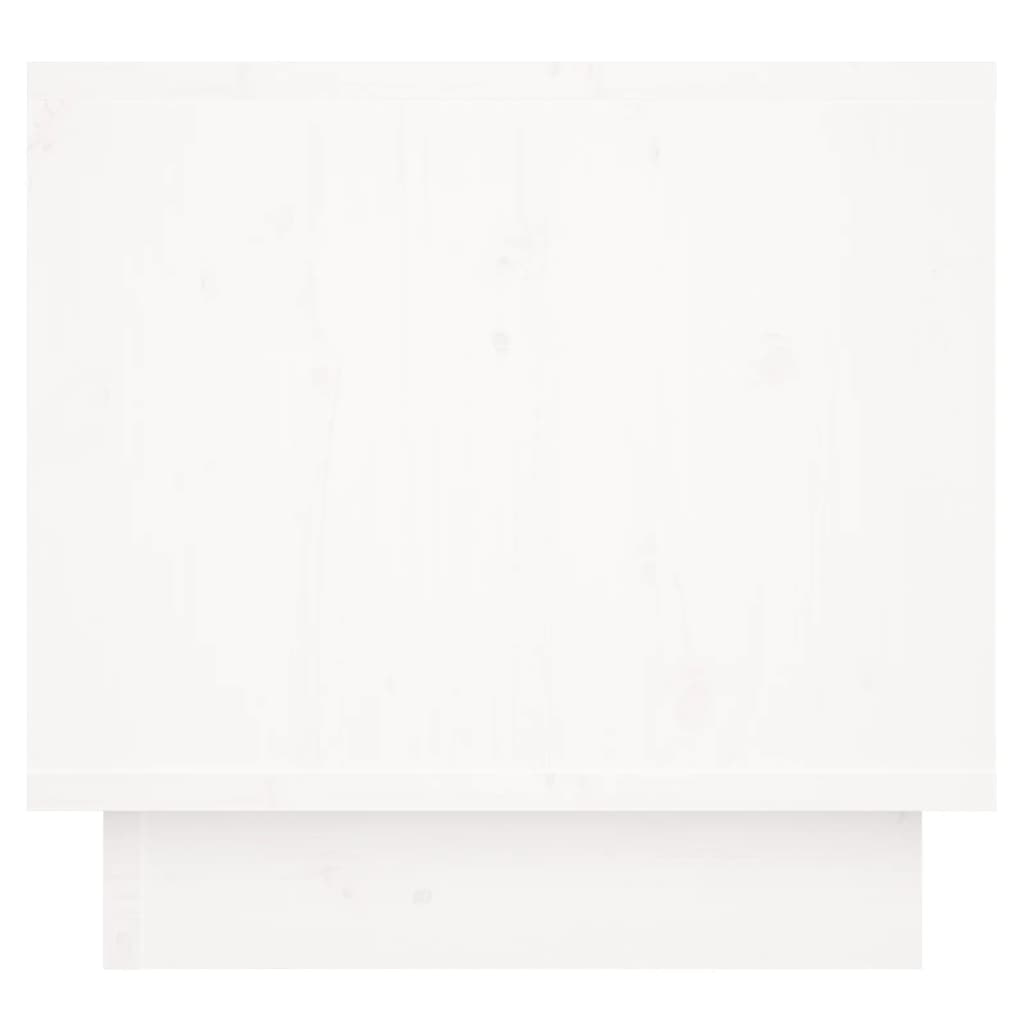 Tables de chevet 2 pcs Blanc 35x34x32 cm Bois de pin solide - XIOS