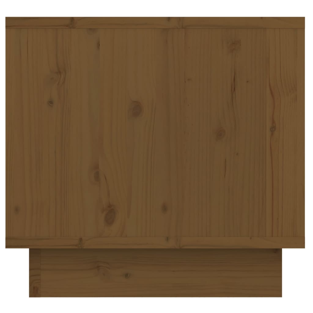 Tables de chevet 2pcs Marron miel 35x34x32cm Bois de pin solide - XIOS