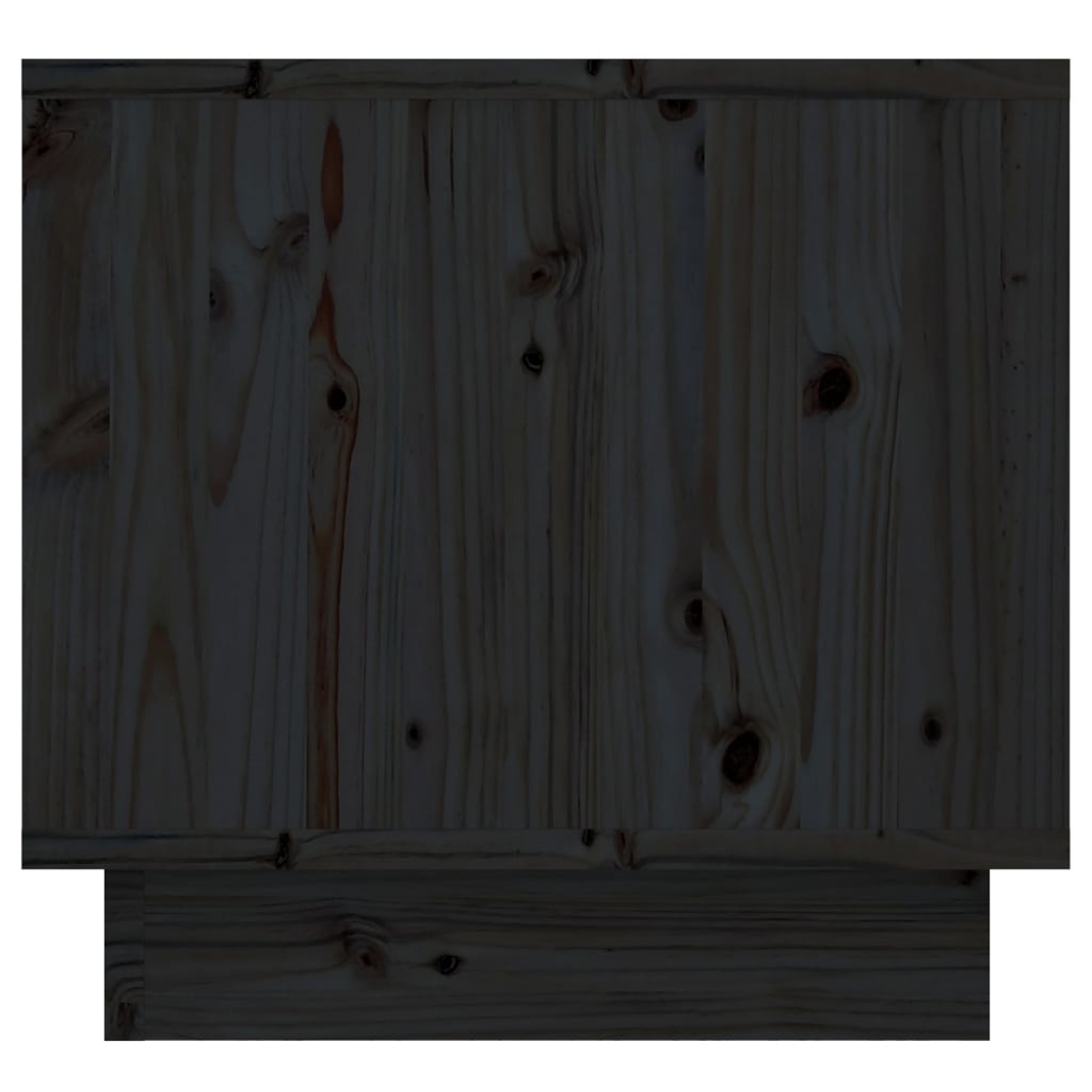 Tables de chevet 2 pcs Noir 35x34x32 cm Bois de pin solide - XIOS