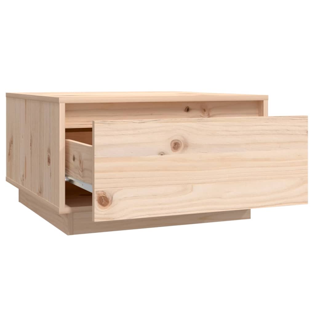 Table basse 55x56x32 cm Bois massif de pin - XIOS